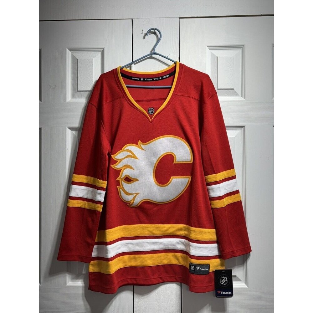 Calgary Flames Jersey Women's 2XL NHL Fanatics Official Licensed Hockey Canada